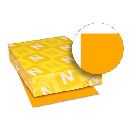 Wausau Colored Paper - Neenah Astrobrights - 11" x 17" - Cosmic Orange - 500 Sheets/Ream 22653